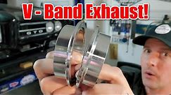 How to install V Band Clamps on your exhaust, for easy removal.