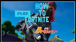 HOW TO PLAY FORTNITE WITHOUT DOWNLOADING IN IN PC OR LAPTOP FREE [step by step] FOR LOWEND nographic