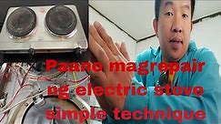 how to repair electric stove 3000watts/Jude Master