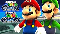 Super Mario Galaxy + Super luigi Galaxy - Full Game Walkthrough (HD)