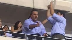 Chris Christie spotted dancing at Springsteen concert
