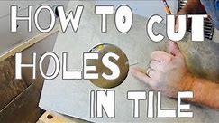 How To Cut HOLES In Tile! The Complete DIY Guide - Every Technique.