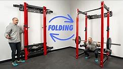The Most Over-Built Power Rack That…Folds? PRx Folding 4-Post Rack Review!