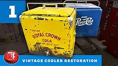 From RUSTY to REFRESHING | Vintage Pepsi & Royal Crown Cooler Restoration