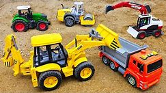 Diy tractor mini Bulldozer to making concrete road | Construction Vehicles, Road Roller #32