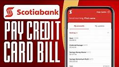 How To Pay Credit Card Bill In Scotiabank App (2024) Simple Tutorial