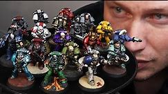 Painting EVERY Space Marine Legion! All Warhammer The Horus Heresy Legions COMPLETE! Pt. 2