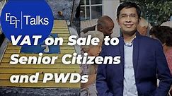 VAT on Sale to Senior Citizens and PWDs