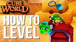 HOW TO LEVEL UP in Cube World 2019 (Explaining the Leveling System)