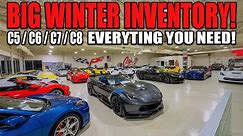 Corvette World's BIG Winter Inventory Has EVERYTHING you NEED!