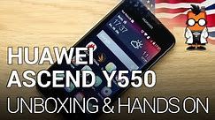 Huawei Ascend Y550 64-Bit-capable smartphone - Unboxing & first impressions [ENGLISH]
