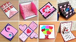 How to make Valentine's day card/Handmade Valentines Card/Valentine's day card making/Valentine card