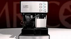 Mr. Coffee Cafe Barista Espresso, Latte & Cappuccino Maker w/Grinder with Stacey Stauffer