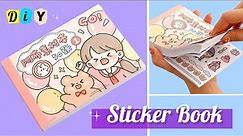 DIY Cute Sticker Book / How to make a sticker book at home / Handmade sticker book