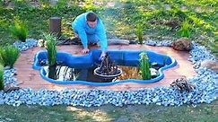 DIY pond to make your backyard look like heaven place!