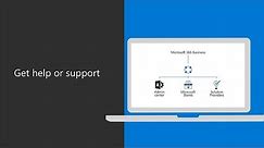 How to get help or support with Microsoft 365 for business