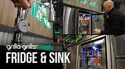 Announcing Grilla Grills Sink & Fridge for Outdoor Kitchens and BBQ Islands