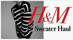 H&M HAUL!! new sweaters from h&m+ haul
