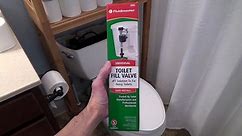 FLUIDMASTER UNIVERSAL TOILET FILL VALVE 400A REVIEW AND HOW TO INSTALL DEMONSTRATION