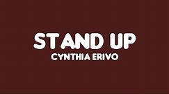 Cynthia Erivo - Stand Up [ From Harriet ( Lyrics Video ) ​⁠] @cynthiaerivo5381