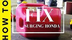 How to: Fix a Surging Honda Mower