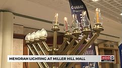 Menorah lighting at the Miller Hill Mall