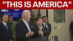 President Biden speaks at border in Brownsville - FULL NEWS CONFERENCE