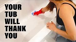 How to Clean a Bathtub (Cleaning Motivation)