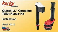 How to Install QuietFILL Complete Toilet Repair Kit - 4010 | Korky Toilet Repair