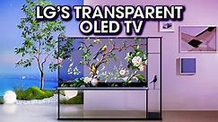 LG Unveils Transparent OLED TV