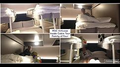 MSC Virtuosa - Inside Cabin - Family of Four - Pullman Beds
