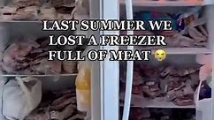 Never loosing a freezer full of meat again. The freezer alarm link is in my bio 🤯🧡 #meatfreez