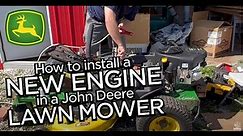 Changing an Engine in John Deere Z235 Mower FINAL