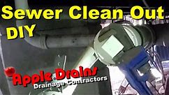 Blocked Drain, Sewer Clean Out, How To for Homeowners