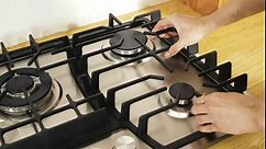 36 Inch Gas Cooktop, Maharlika Gas Stove Top Bulit-in with 5 Burner Stainless Steel Total 41,132 BTU, 36" NG/LPG Convertible Cooktops Dual Fuel, Five Burner Propane Cooktop with Thermocouple Protect