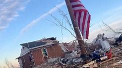 Trail of destruction left in Dawson Springs, Kentucky after tornado