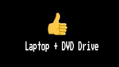 how to connect external dvd drive to laptop