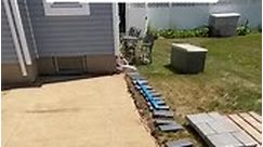 Setting an entire paver patio #fyp #downesconstruction #diy #construction #constructiontok #pavers #patio #install #howto #trending #viral #build #protip #fyp? #foryoupage #bluecollar | Lucien Duncan