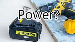 How Much Power Does a Drill Battery Have? -12V | 18V | 20V