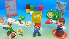 2018 SUPER MARIO SET OF 8 McDONALDS HAPPY MEAL COLLECTION TOYS VIDEO REVIEW