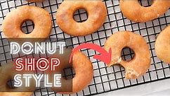 Vegan Glazed Donuts Recipe (Donut-Shop Style Chewy Yeast Donuts)