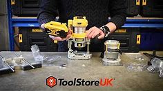 DEWALT DCW604NT / DCW604 18v Brushless XR Trimmer/Router + Bases - Full Review From ToolStore UK