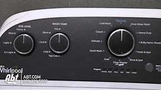 Whirlpool Top Loading Washer WTW4900BWH - Overview