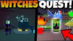 HOW TO COMPLETE WITCHES QUEST FOR NEW "WITCHES BREW" INGREDIENT! Wacky Wizards Roblox