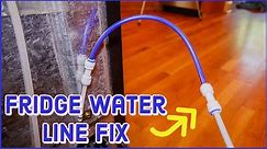 How to Fix ANY Fridge Water Line