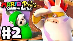 Mario + Rabbids Kingdom Battle - Gameplay Walkthrough Part 2 - Smashers! Pinheads in Pursuit!
