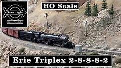 HO Scale MTH 2-8-8-8-2 Erie Triplex #5016