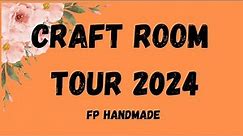 Craft Room Tour 2024 - Craft Room/Home Office/Work Space