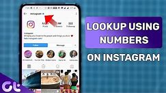 How to Find Someone on Instagram Using Their Phone Number | Guiding Tech