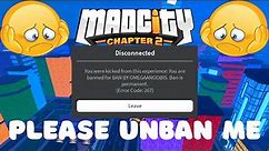 I GOT PERMANENTLY BANNED FROM MAD CITY… PLEASE UNBAN ME 🙏 @TacticalFrosty @MadCityYT @ItsAmmon